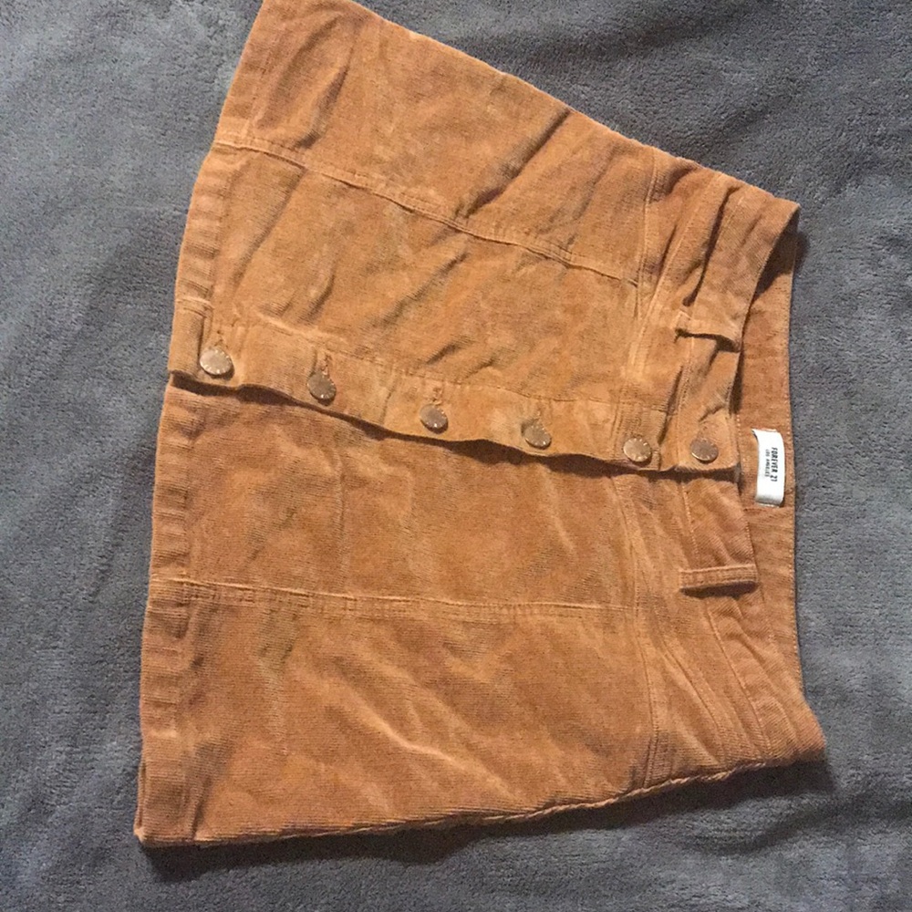 Brown/orange forever 21 skirt